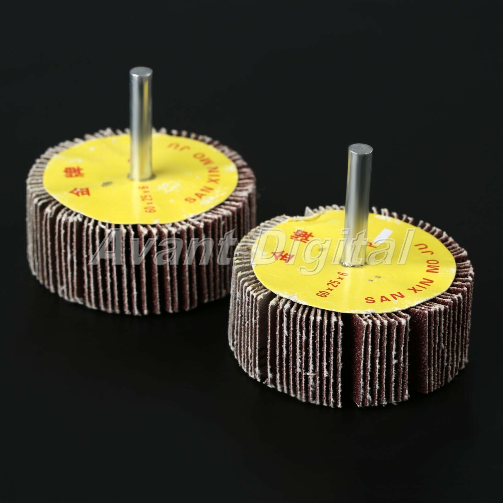 60mm Aluminum Oxide Flap Wheel Grinding Sandpaper Grinder Polishing Tool 80 Grit