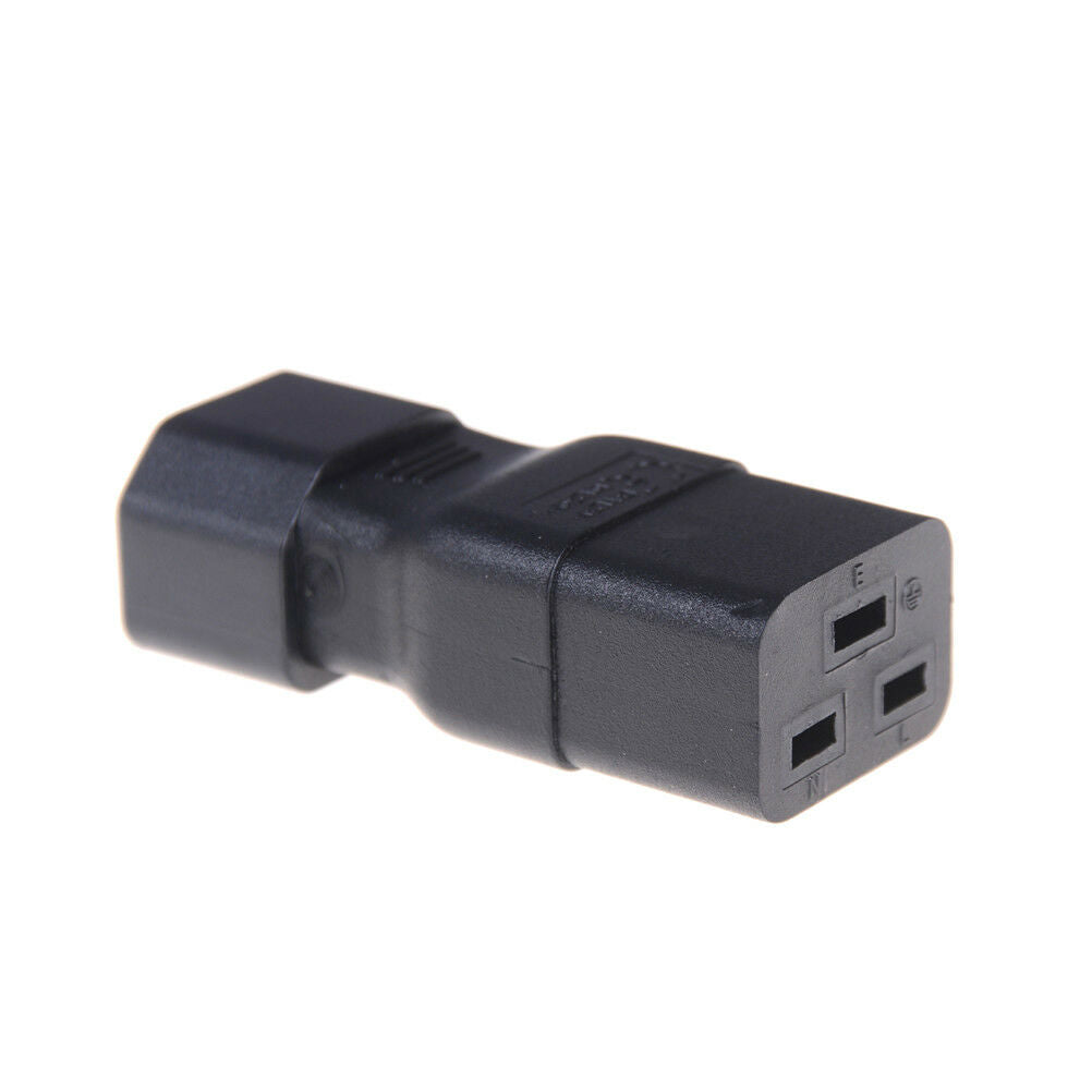 IEC320 Male C19 to Female C14 Power Adapter Mains Extension Connect C .l8