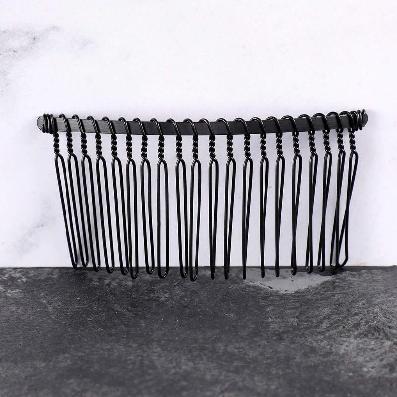 Fancy DIY Metal Wire Hair Clip Combs Side Hair Clip Bridal Wedding Veil Combs