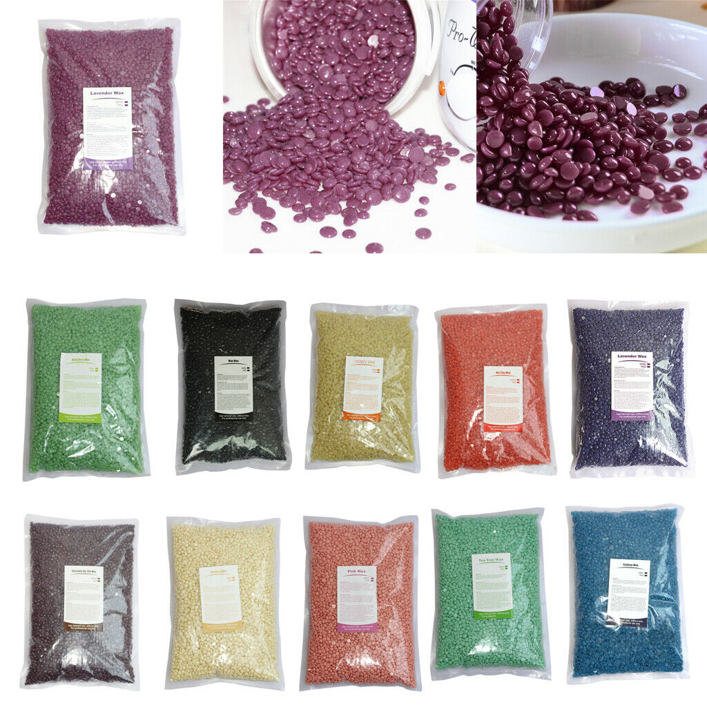 500g Depilatory Hot Hard Wax Beans Pellet Waxing Body Hair Removal,Chamomile