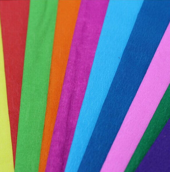 10pcs Mixed Color Crepe Paper Streamer Birthday Wedding Party Decoration Garland