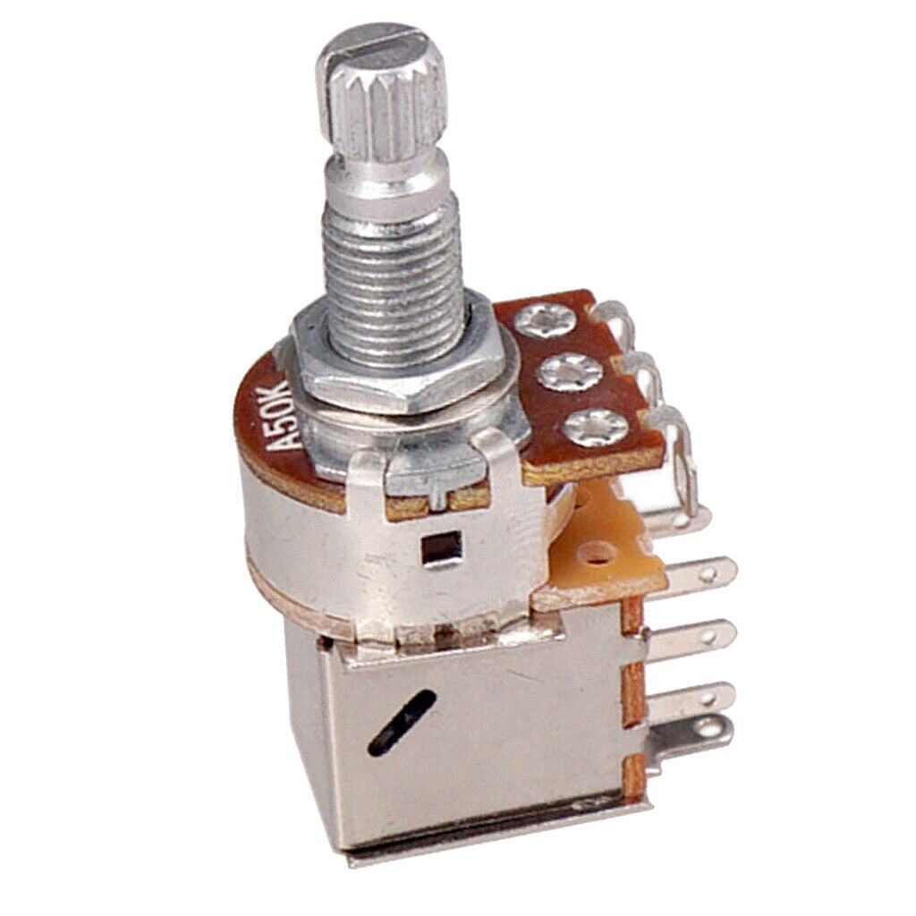 2X Push Pull Potentiometer Switch Control Pot for Electric Guitar Bass A50K