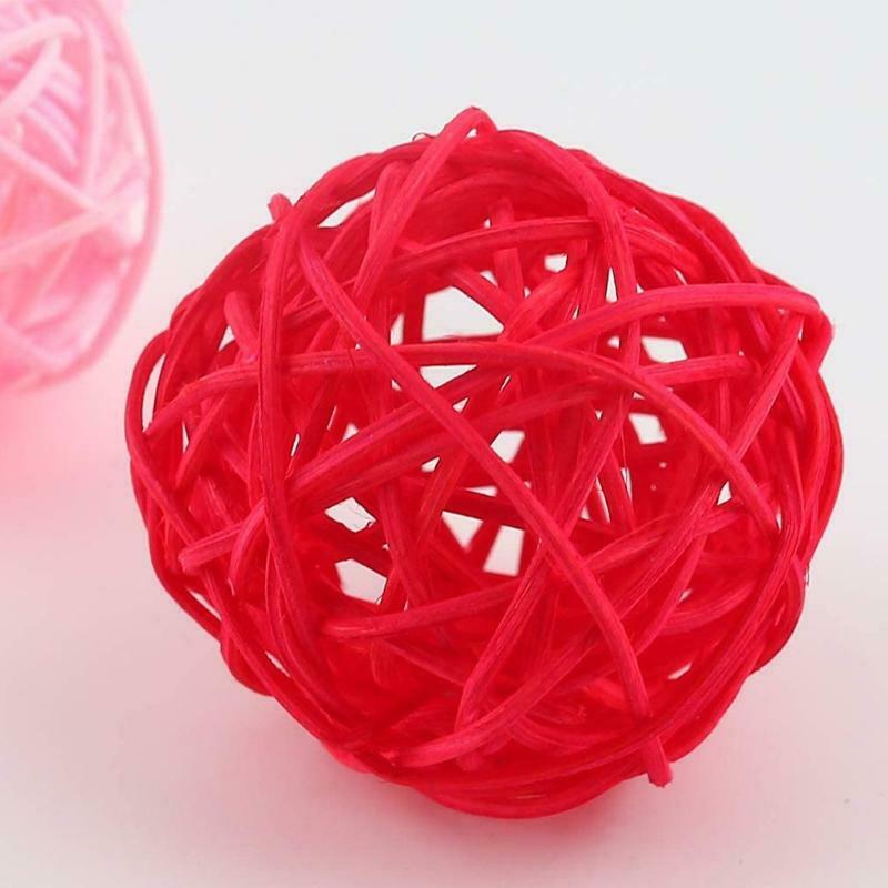 15pcs Red White and Blue Rattan Balls 4th of July Decorations for Home  DIY Vase