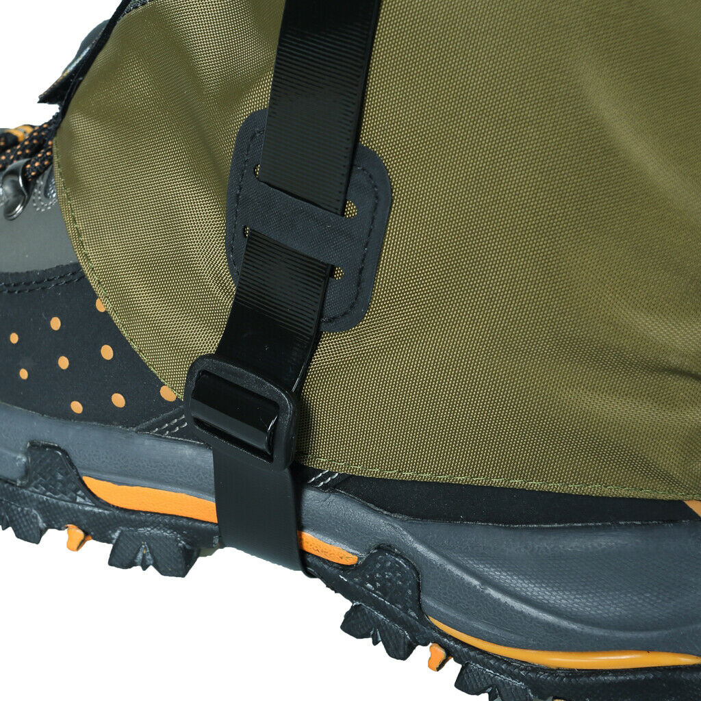 1 Pair Leg Gaiters Abrasion Resistance for Snowshoeing Hiking Hunting Skiing