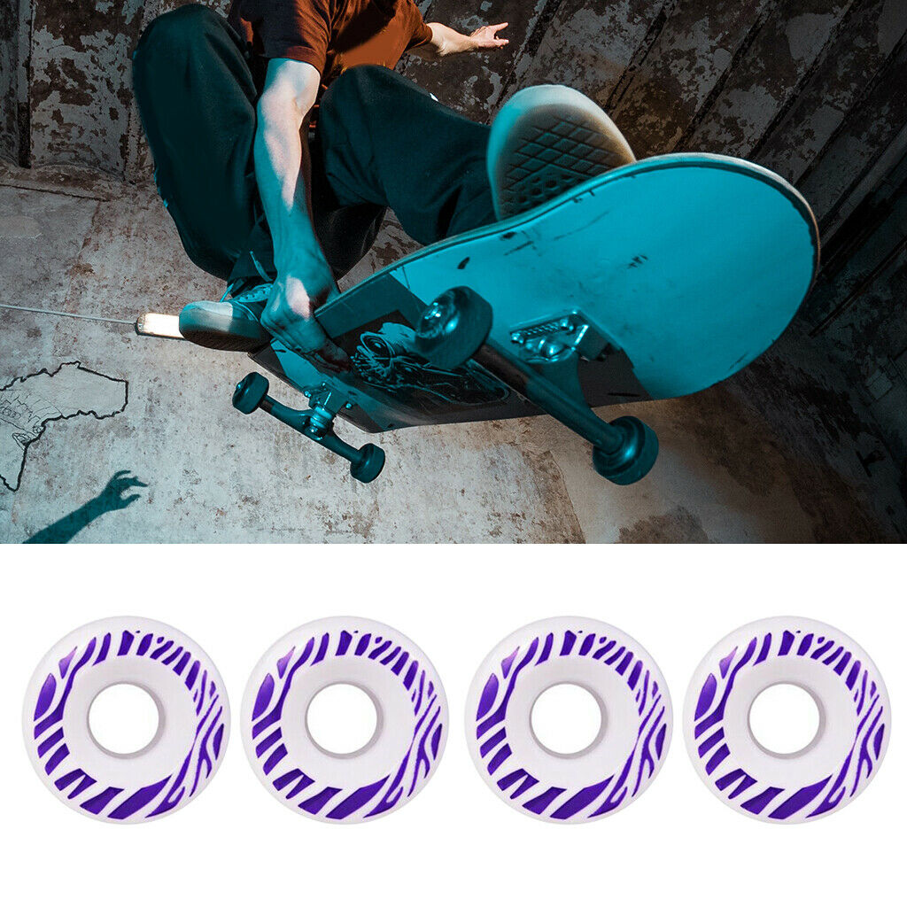 4x Replacement PU Outdoor Inline Hockey Wheels Accessories 80A 55x32mm