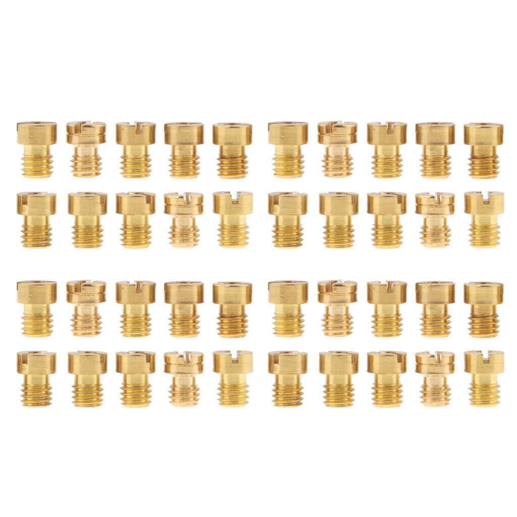 40pcs Carburetor Main Jet Parts 110 112 116 fit for PWK Carburetor 8mm