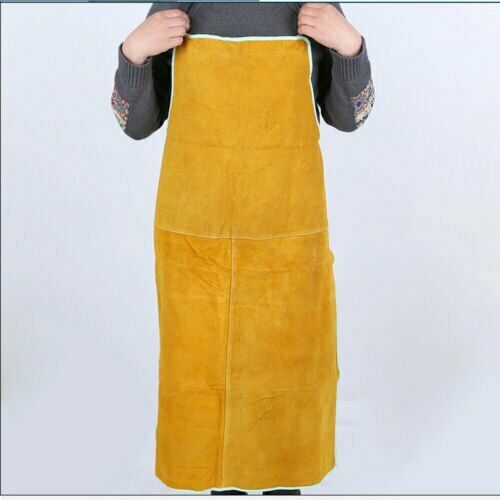 Cowhide Protective Apron Welder's Electric Welding Heat Insulation Protection