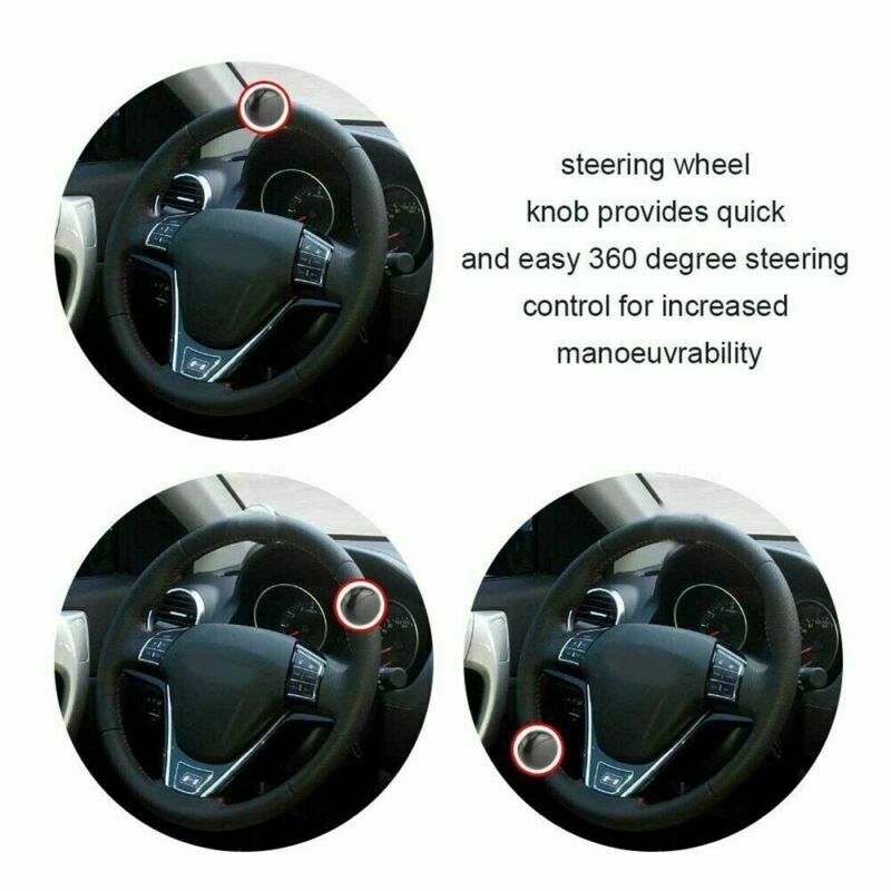 Car Truck Universal Steering Wheel Aid Handle Assister Spinner Knob Ball ABS NEW