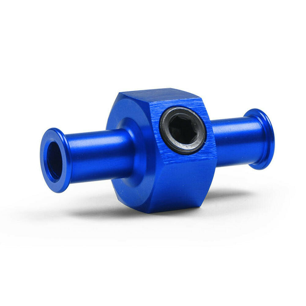 New Fuel Nitrous Pressure Gauge T Universal Adapter 3/8" Hose 1/8" Npt Port Blue