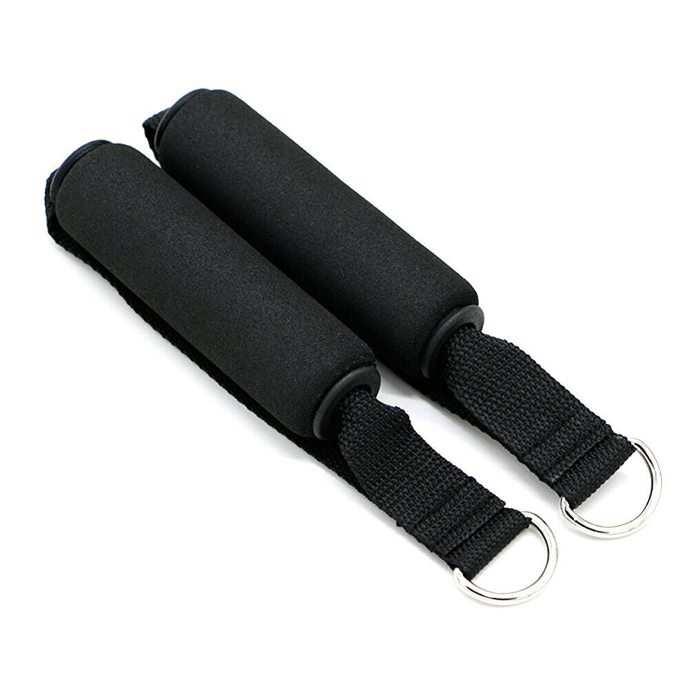 Multi-purpose D Ring Fitness Foam Handle with Nylon Webbing for Pull Rope @