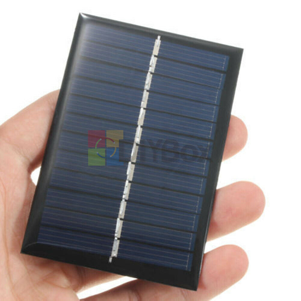 2PCS Solar Panel Module 6V 1W DIY For Light Battery Cell Phone Toys Chargers