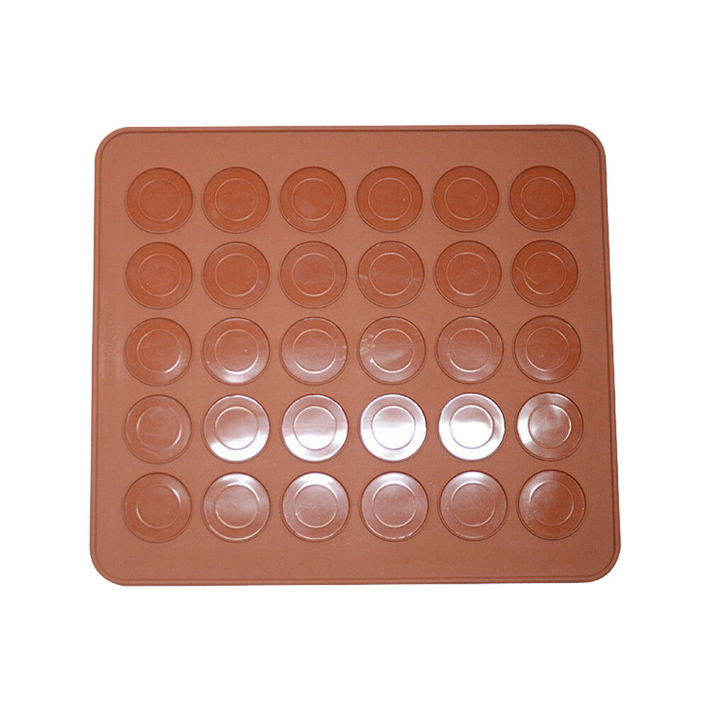 30-cavity Silicone Pastry Cake Macaron Macaroon Oven Baking Mould Sheet M.l8