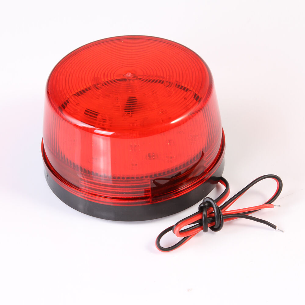 RED LED Beacon Flash Warning Lamp Safe Light Bar Industrial Signal Strobe Light