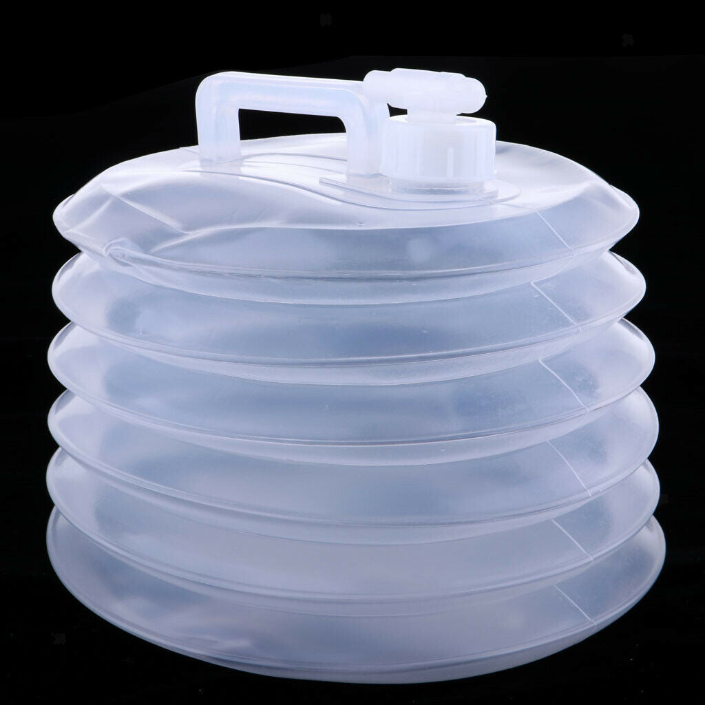 10L Collapsible Water Container Bag Outdoor Camping Water Storage Carrier