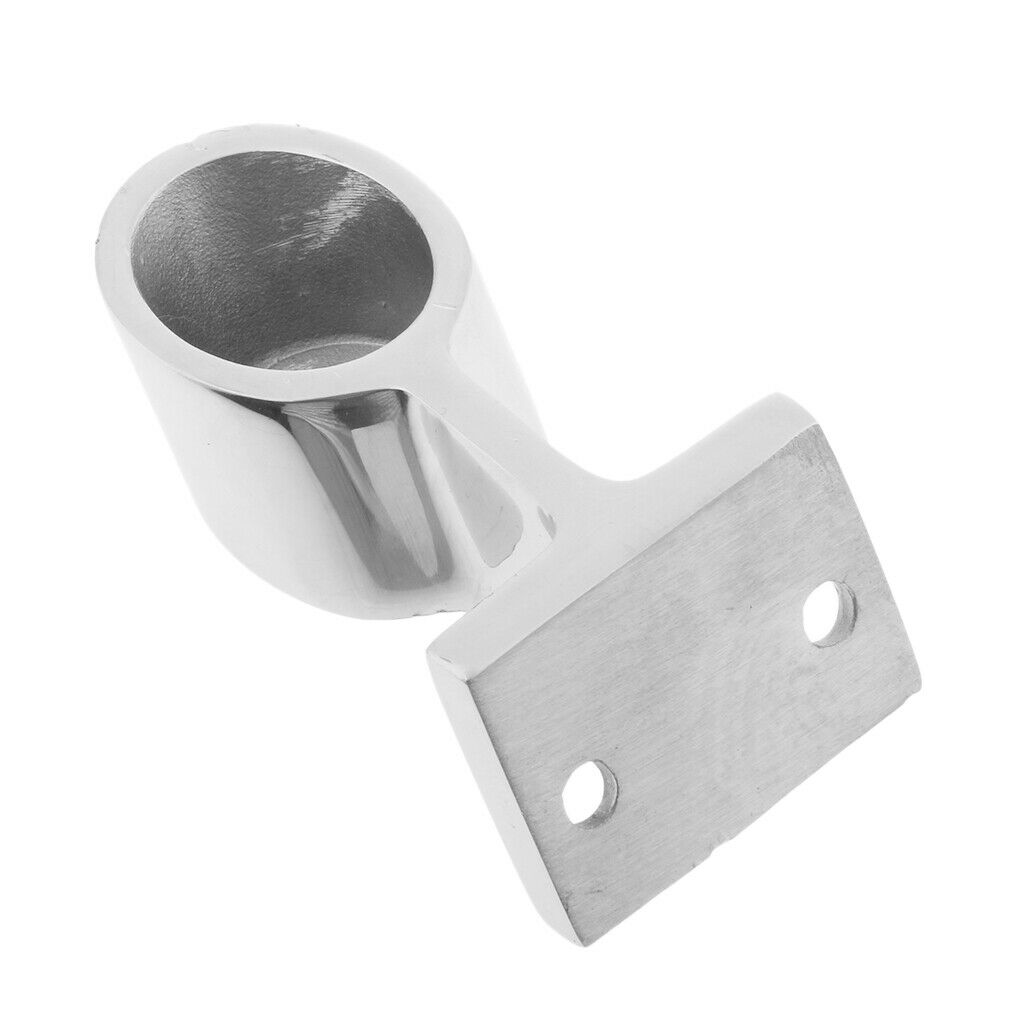 1xStainless Steel 90 Deg Center Stanchion for 22mm 7/8" Boat Hand Rail, NEW