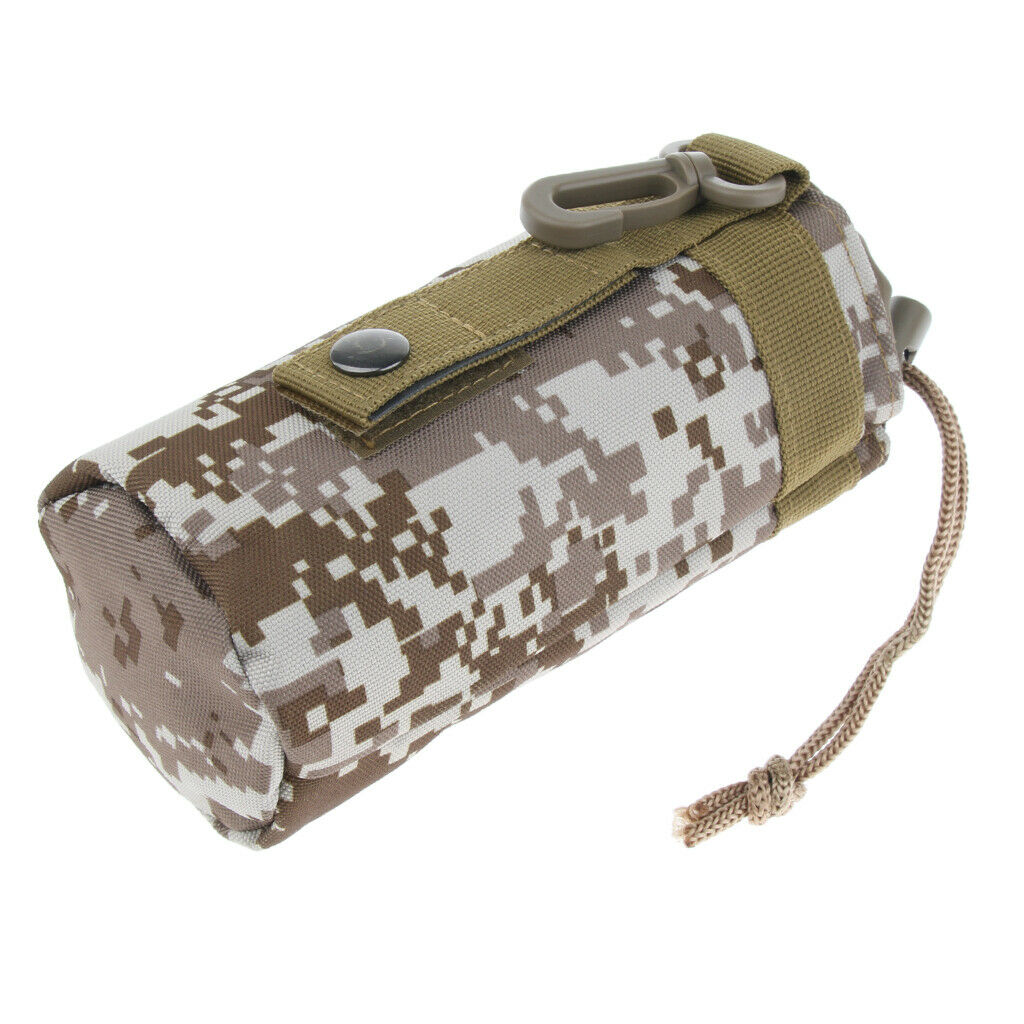 Outdoor Sports Water Bottle Bag Camping Hiking Kettle Bag desert digital