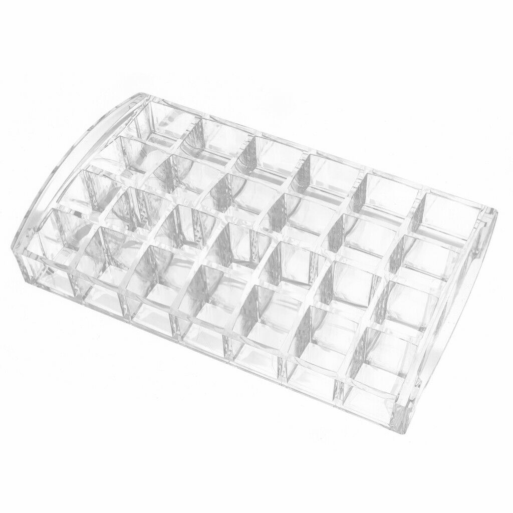 26 Slots Acrylic Lipsticks Holder Storage Cosmetic Organizer Display Stand
