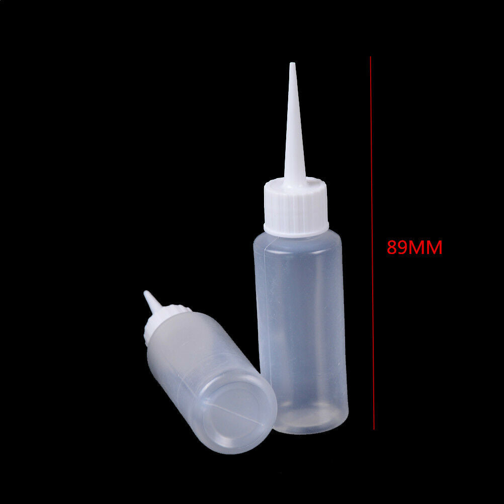 2Pcs 50Ml Empty Dropper Squeezable Liquid Bottle Plastic Drop Bottles Nee.l8