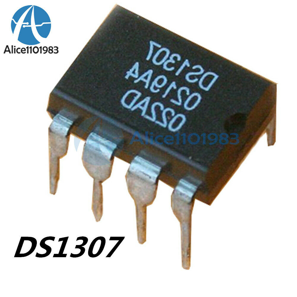 50PCS IC DS1307 DS1307N DIP-8 RTC SERIAL 512K I2C Real-Time Clock