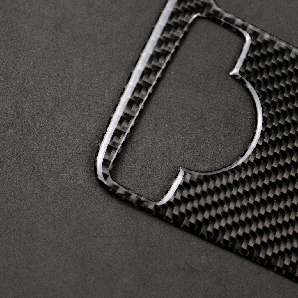 Carbon Fiber Gear Shifter Panel Cover for Mercedes W204 with charcoal bags
