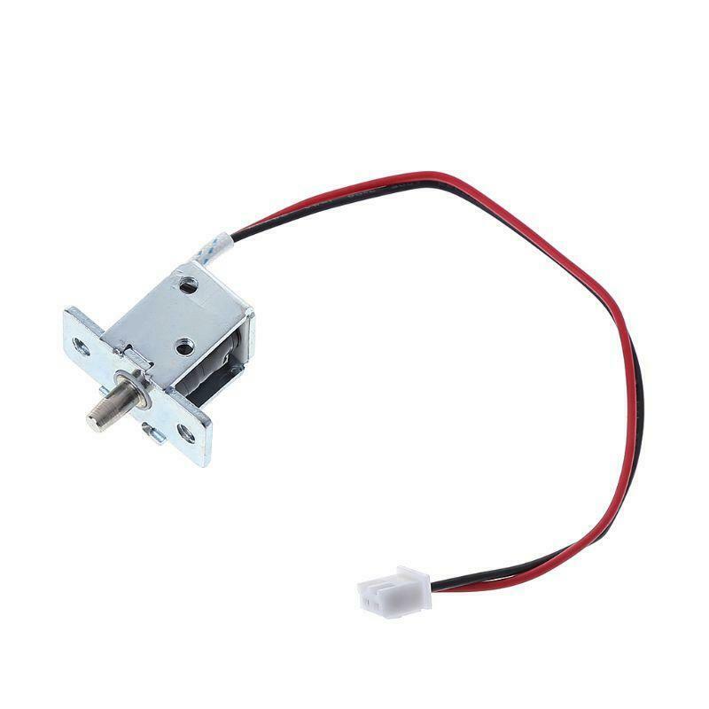 DC 12V 0.5A Mini Electric Magnetic Cabinet Bolt Push-Pull Lock Release Assembly