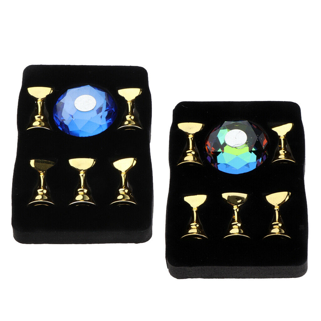12 Pieces Chess Shaped  Nail Art Tip Holder Stand