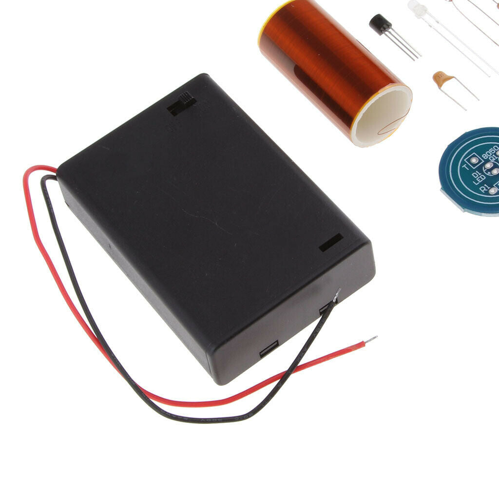 Battery operated mini Tesla scooter mounted wireless transmission kit