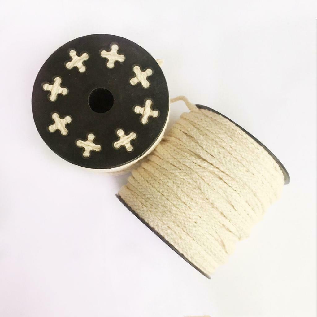 50m 100% Cotton Twisted Cord Multiuse Craft Rope Macrame Artisan String DIY