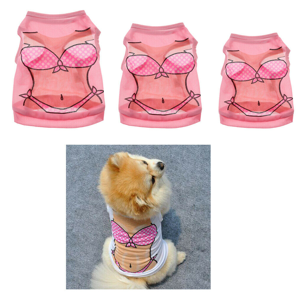 Fashion Pets Dog Cat Clothes Summer Spring T-Shirt Soft Clothing xs