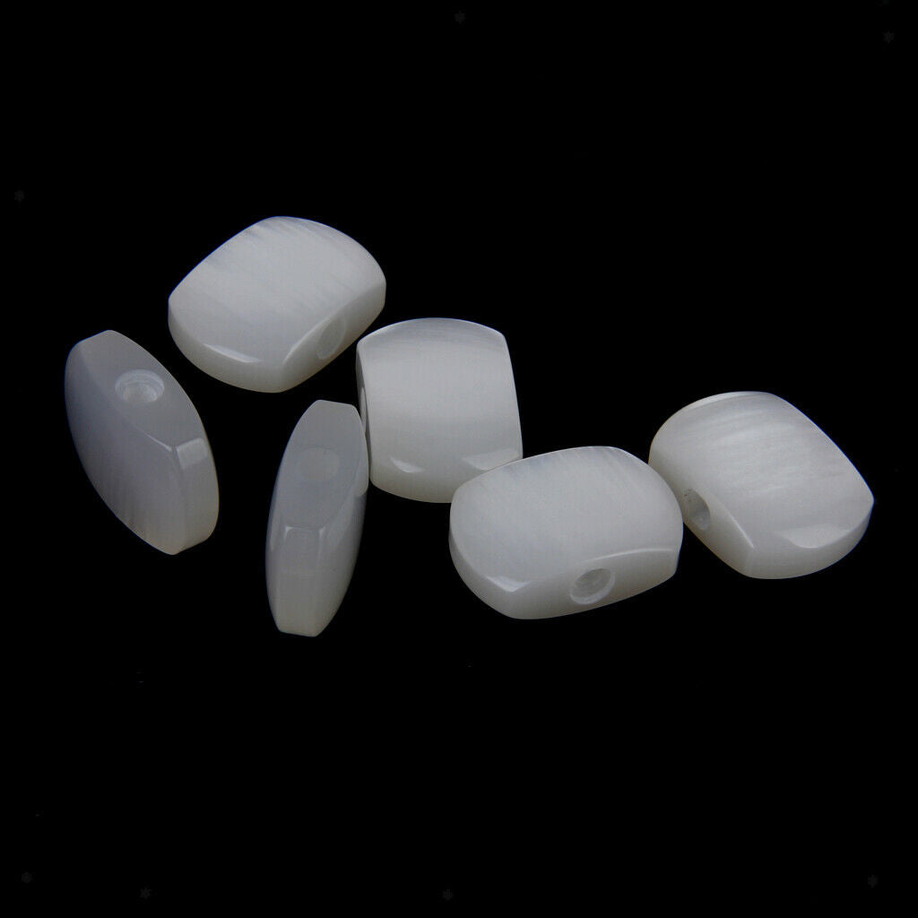6Pcs Guitar Tuner Heads Machine Heads Acrylic Buttons