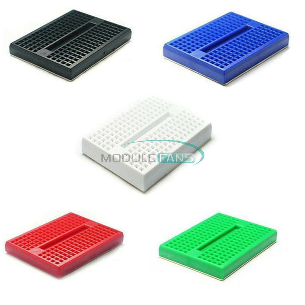 10PCS Colourful Solderless Prototype Breadboard 170 Tie-points Arduino Shield