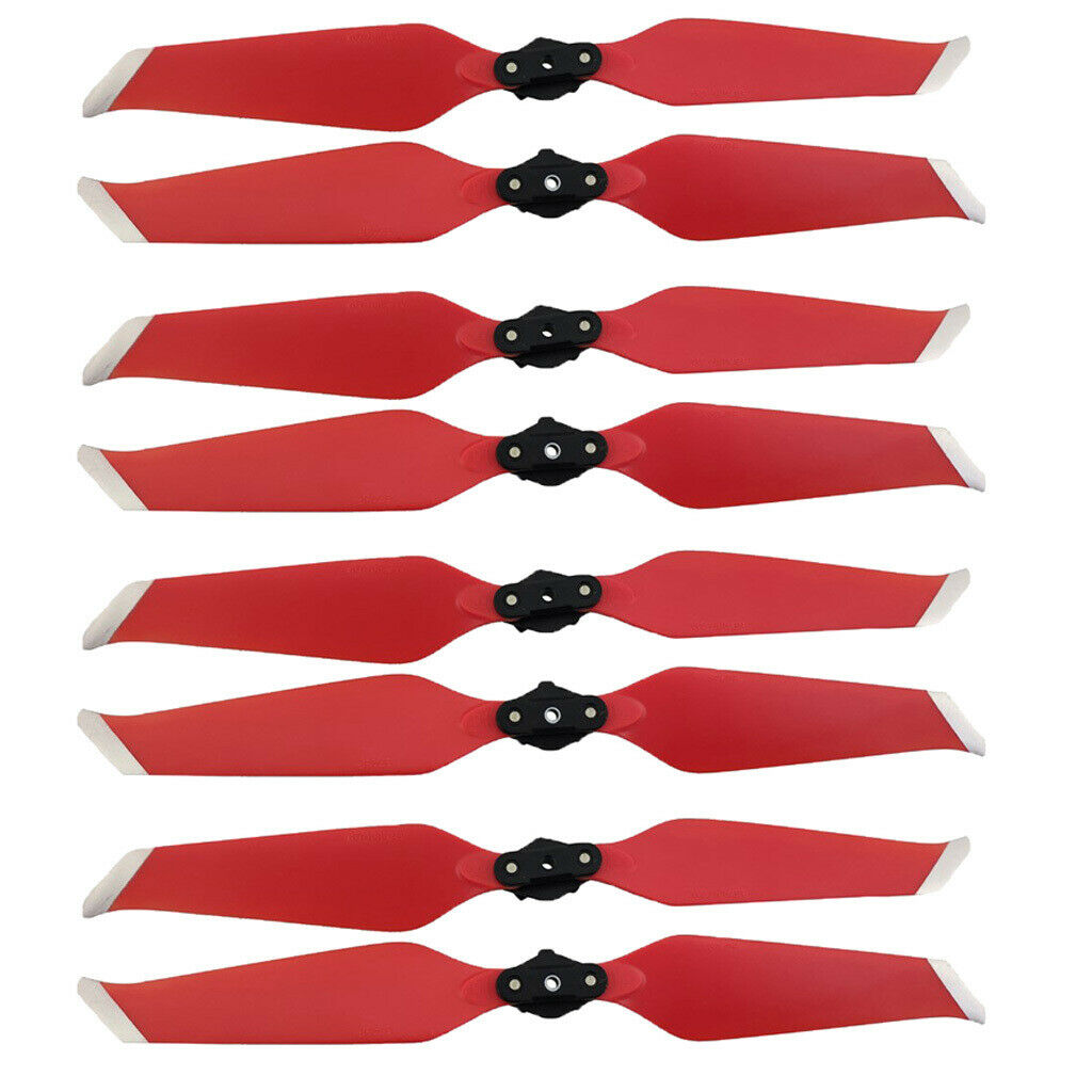 8Pcs 8743 Propeller for MAVIC 2 PRO MAVIC 2 Aircraft Drone Blade Red
