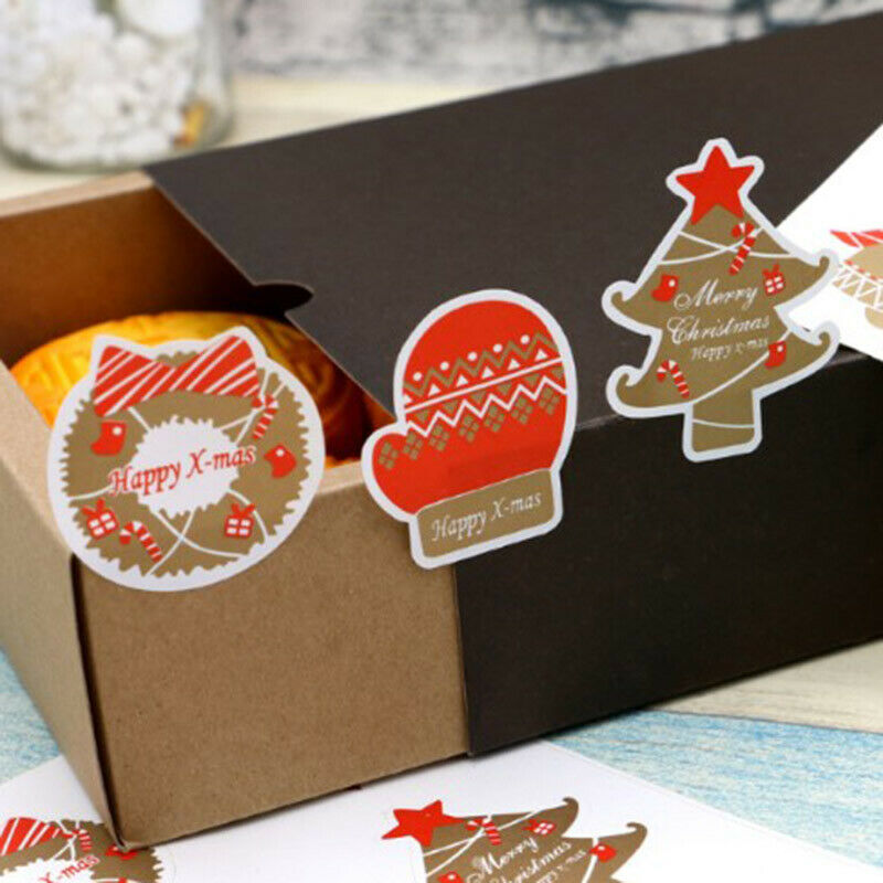 Baking Seal Christmas Stickers DIY Cake Packaging Office School Suppli.l8