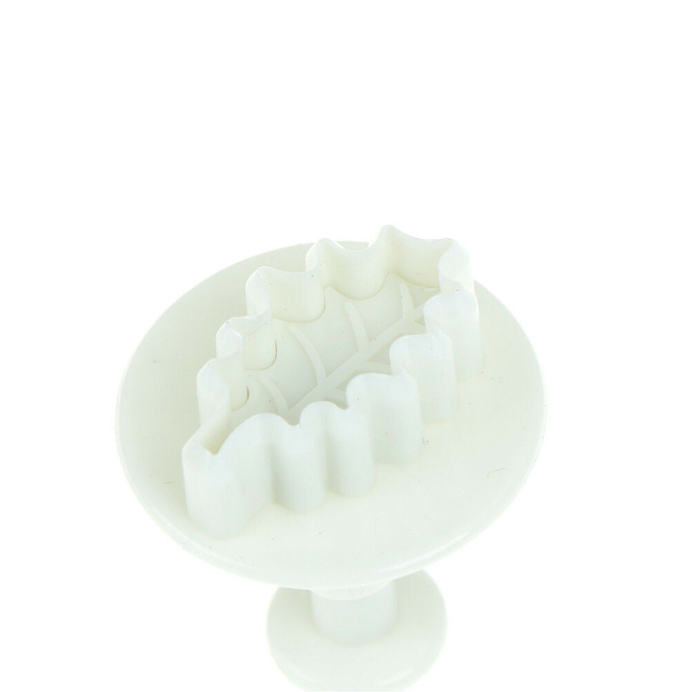 3pcs Leaf Cookie Plunger Cutter Fondant Sugarcraft Mold Cake Decorating To.l8