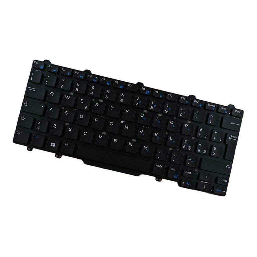 Black Replacement Italian IT Laptop Keyboard fit for Dell E5450 5450 7450