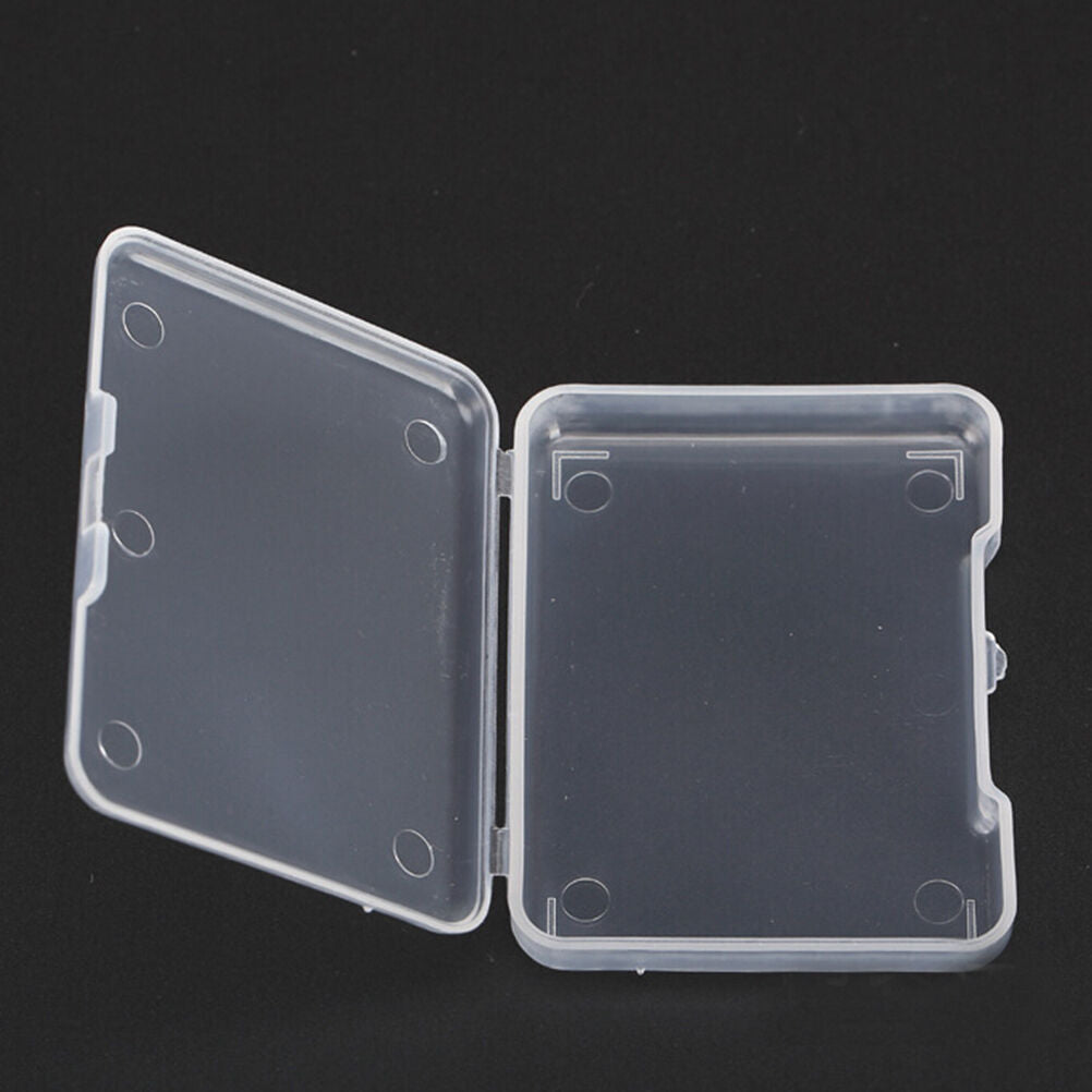 5pcs Plastic Transparent With Lid Storage Box Collection Container Case Pa.l8
