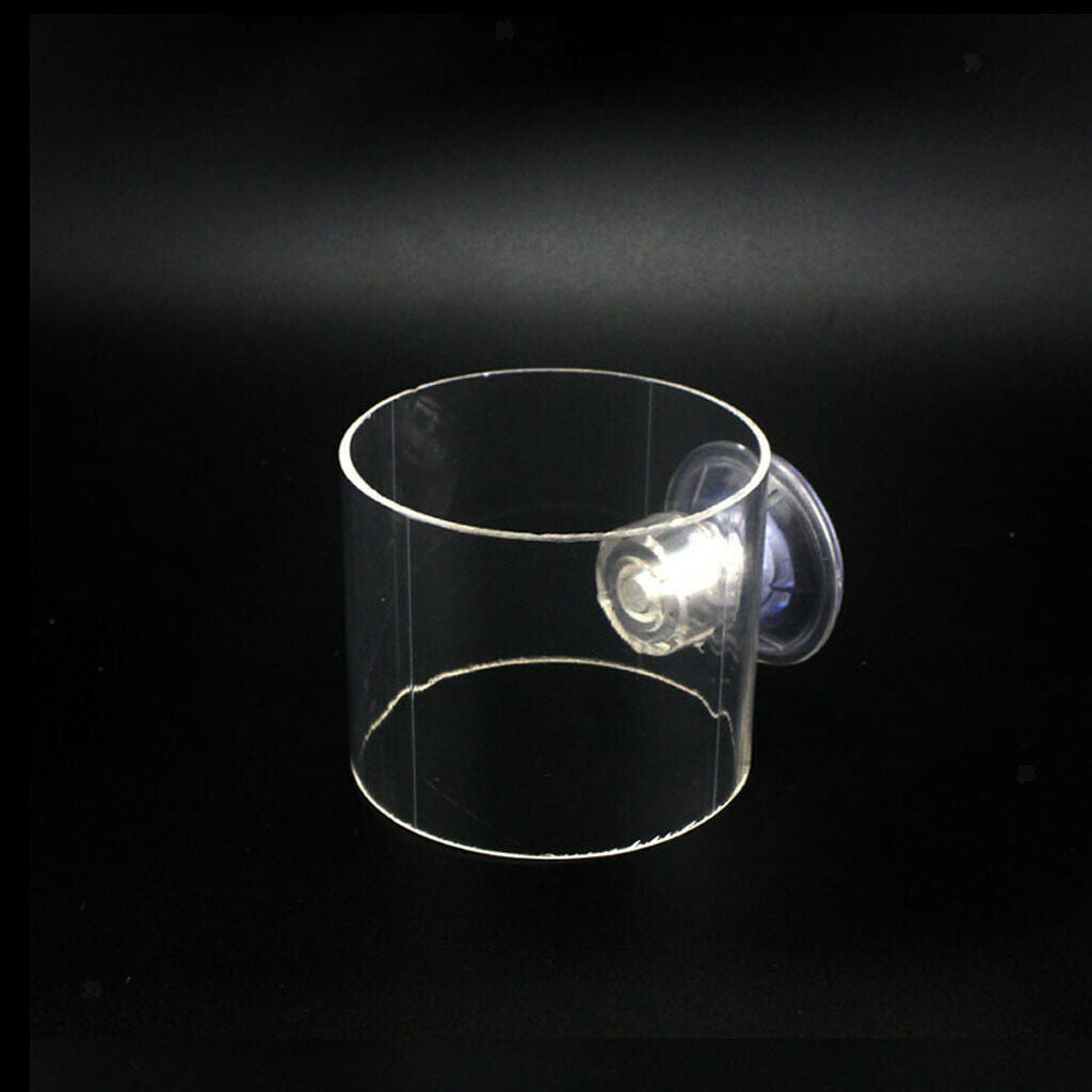 Round Shape  Feeding Ring Aquarium  Tank Food Feeder with Suction L