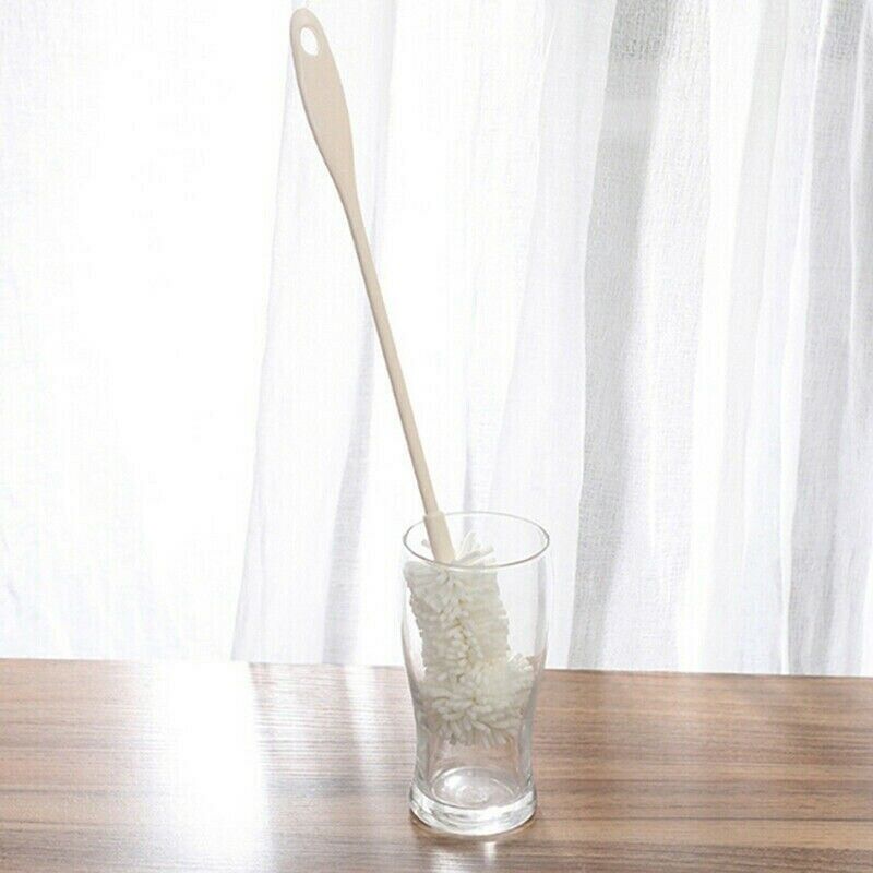 39.5CM Cleaning Glass Bottle Cup Brush Cleaner Kitchen Sponge Long Handle