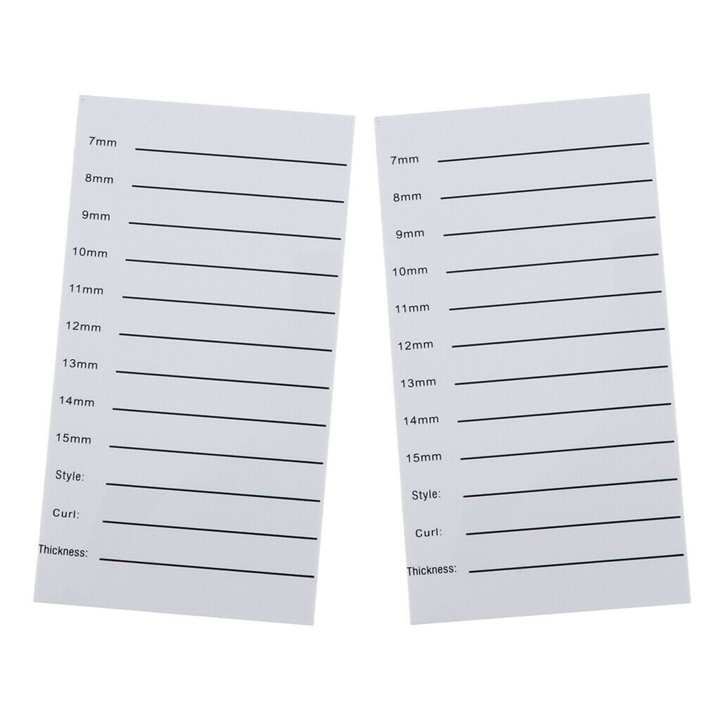 2x Plastic Eyelash Extension Tray Glue Pallet Holder Lash Plate Stand Board