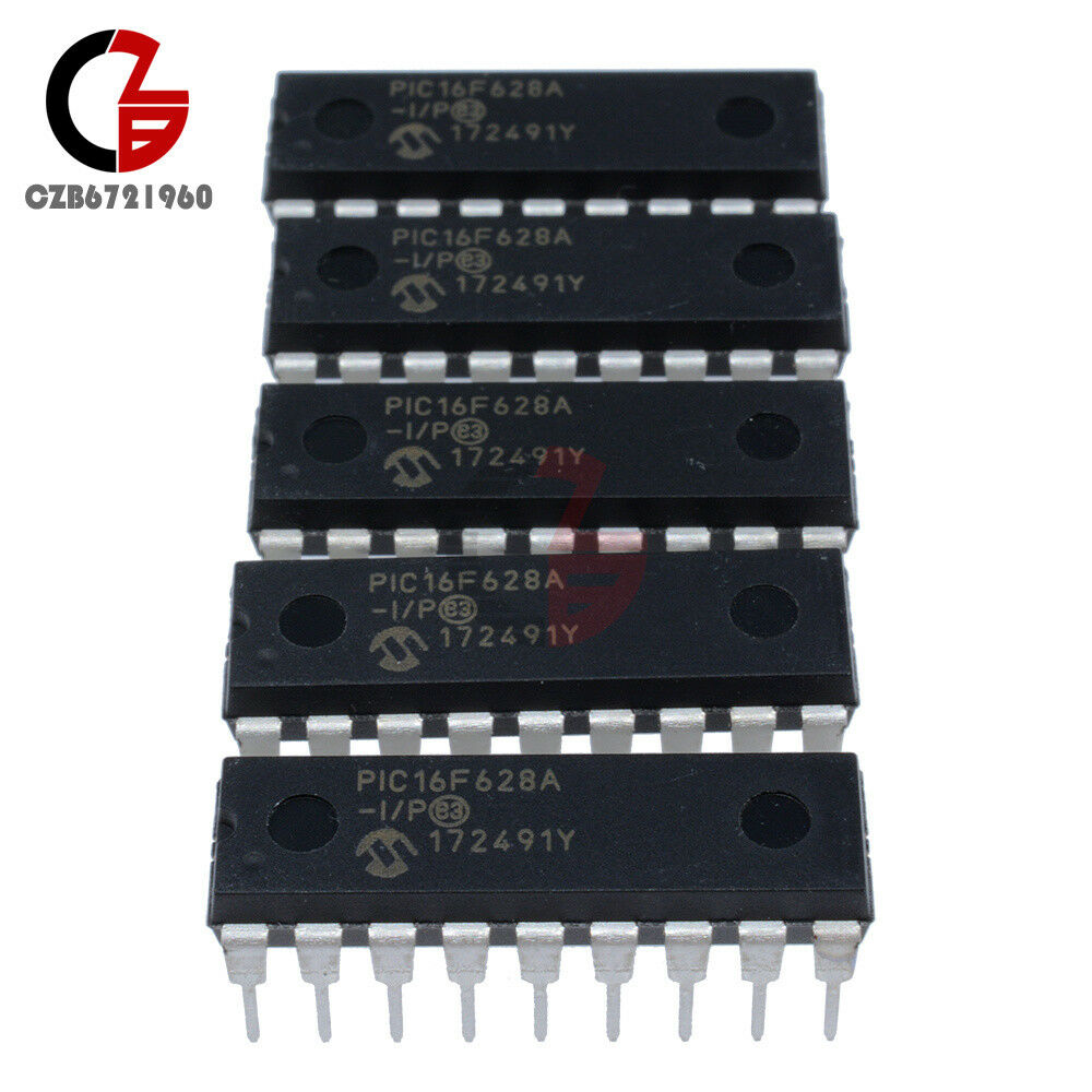 5PCS IC MICROCHIP DIP-18 PIC16F628A PIC16F628A-I/P NEW