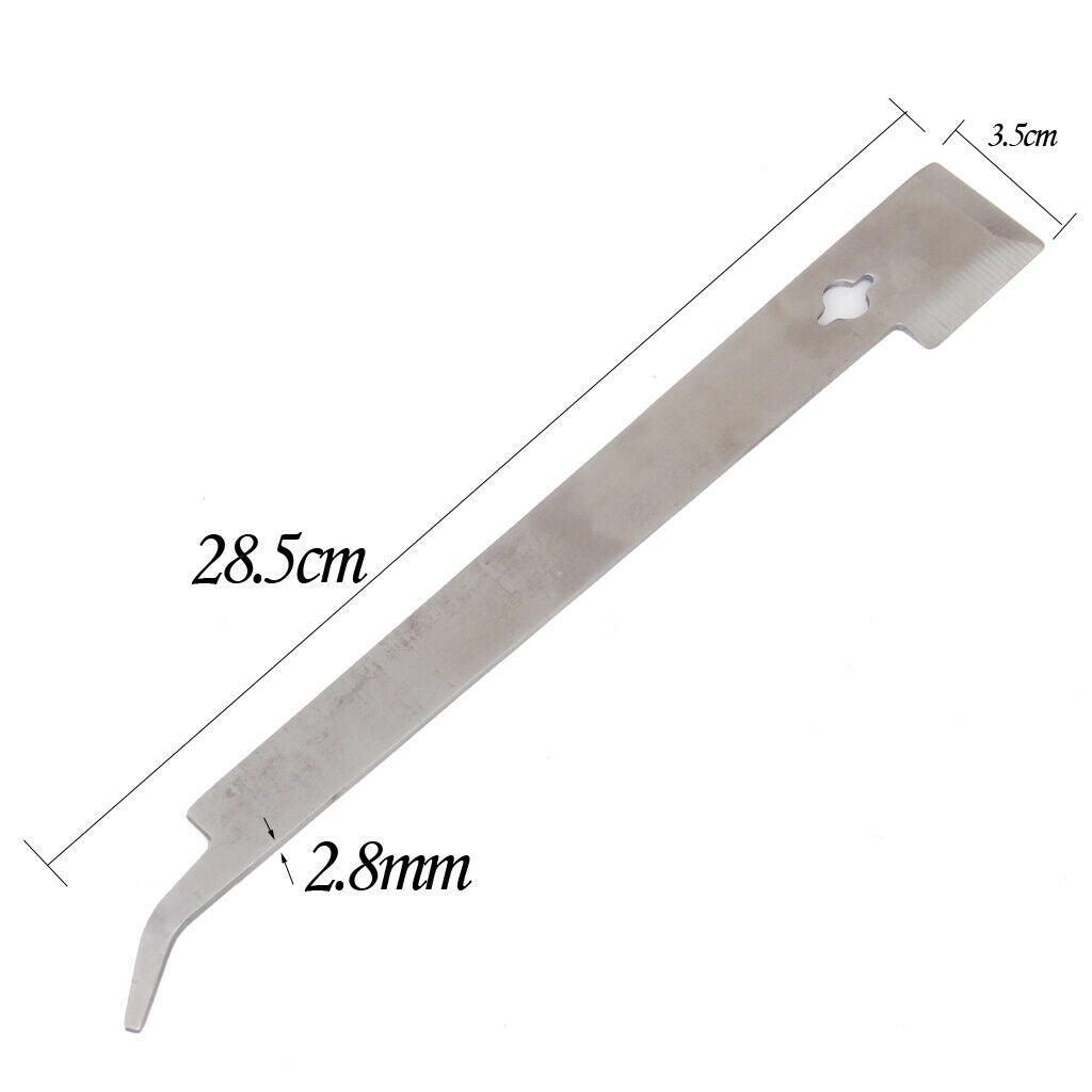 2Pcs Beekeepers Beekeeping Stainless Steel Hook Hive Tool Extracting Scraper New