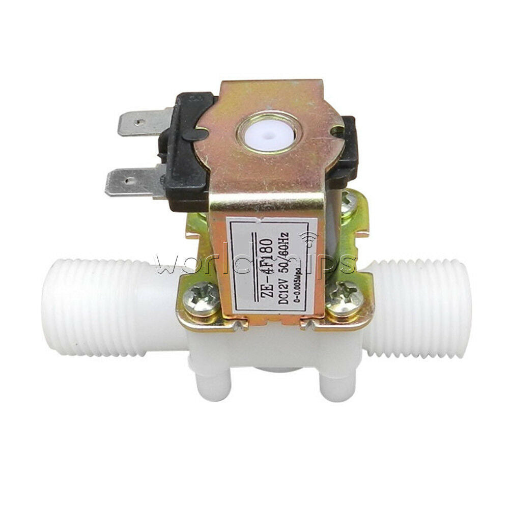 1/2" New Electric Solenoid Valve For Water Air N/C Normally Closed DC 12V