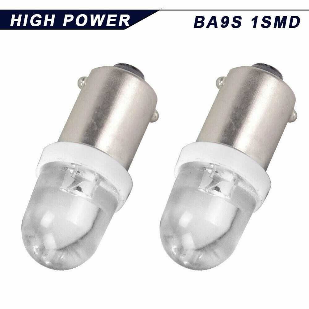 20x BA9S 1LED Round T11 233 T4W LED Instrument White Car Side Light Lamp Bulb