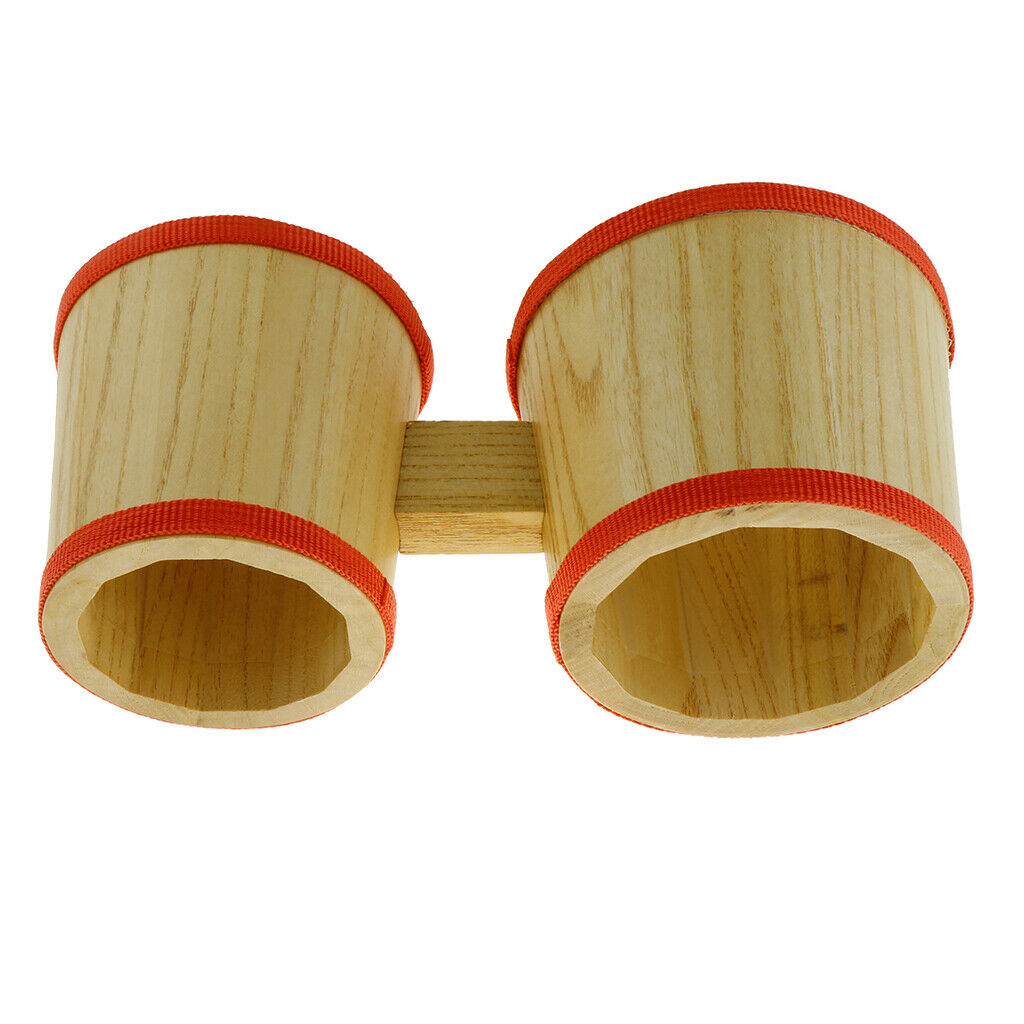 Bongo Drum Made of Polished Wood, Diameter. 4inch 5inch Mini Percussion