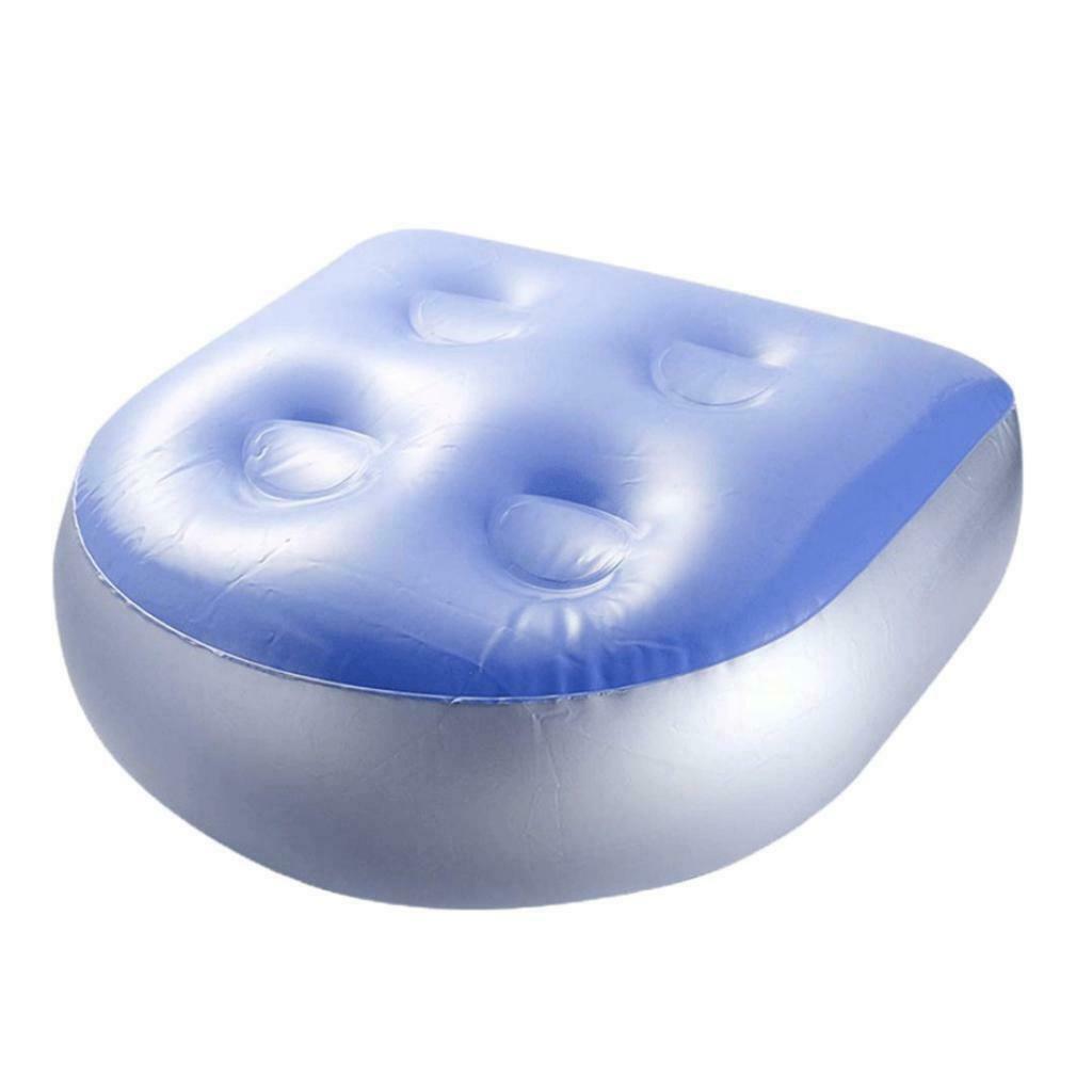 2Pcs Spa Cushion Inflatable Hot Tub Jacuzzi Soft Booster Seat Back Pad PVC