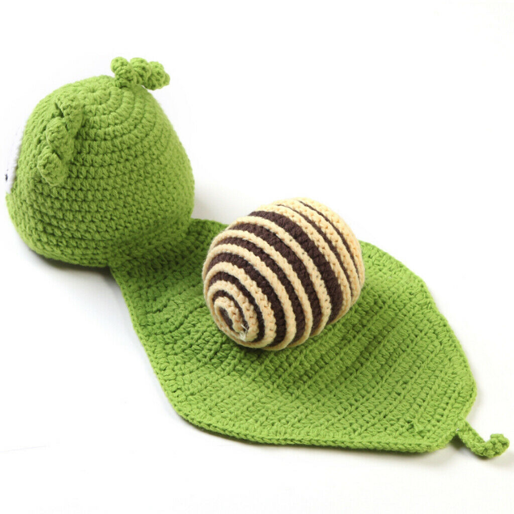 2 Pieces Costume Crochet Outfits Photo Clothing Baby Girls Boys Cute Photograph