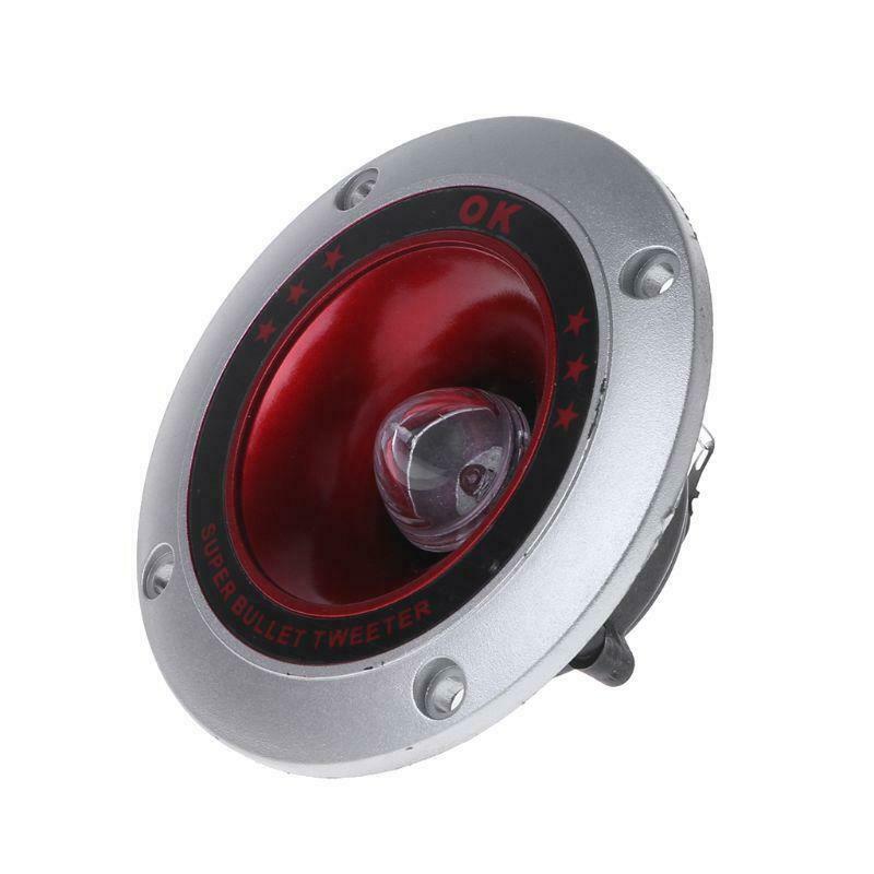 2PCS Audio Speaker Tweeter 4" Piezoelectric Loudspeaker Treble Head Driver Home