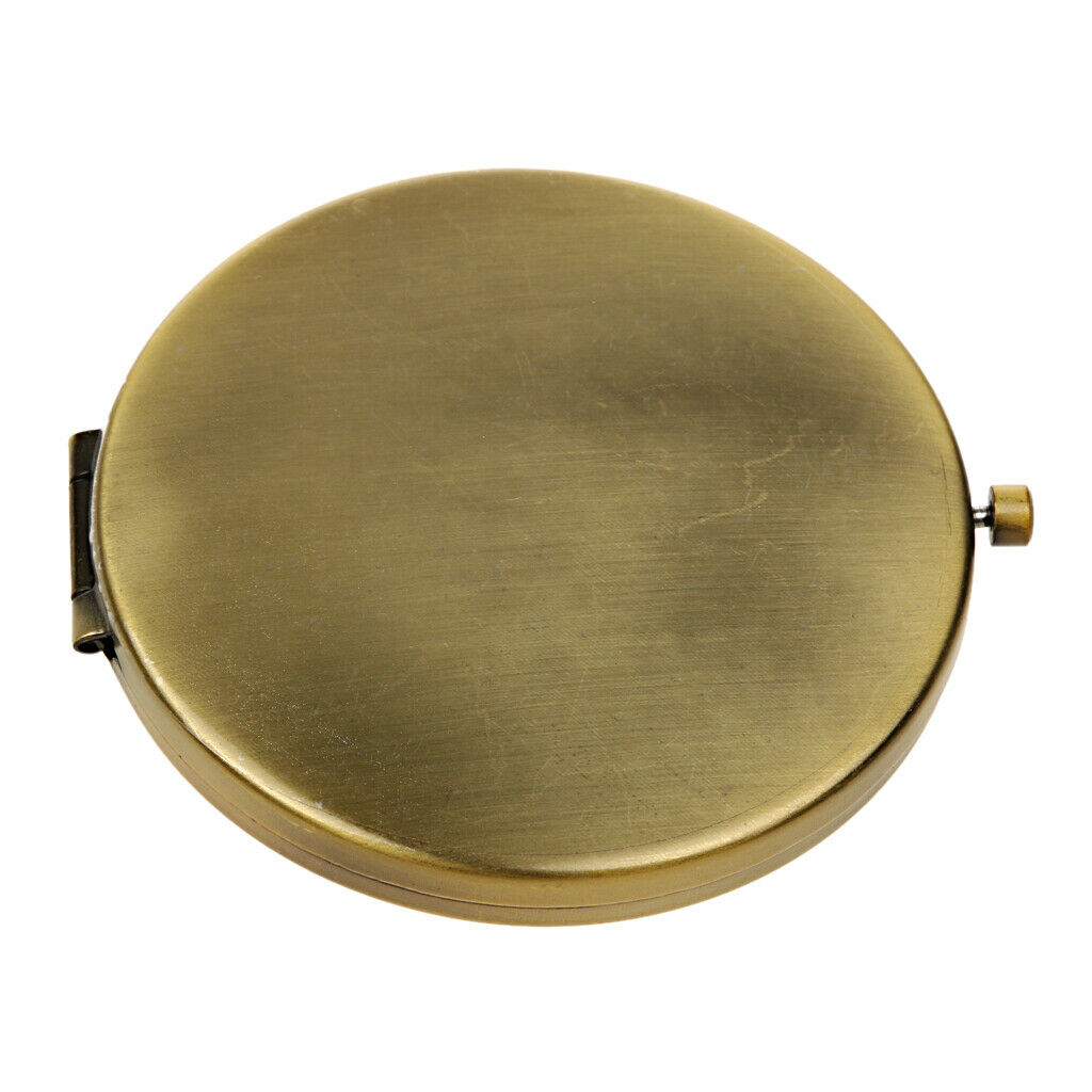 2 Pack 2-Sided Mini Collapsible Magnify Mirror Portable Compact Cosmetic Mirrors