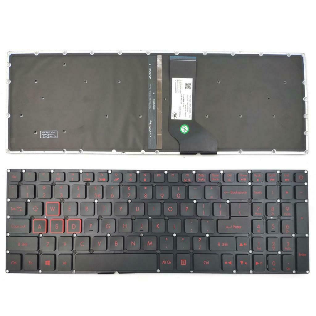 Plastic Laptop Keyboard English Part Accs for Acer Nitro 5 AN515-51 AN515-53