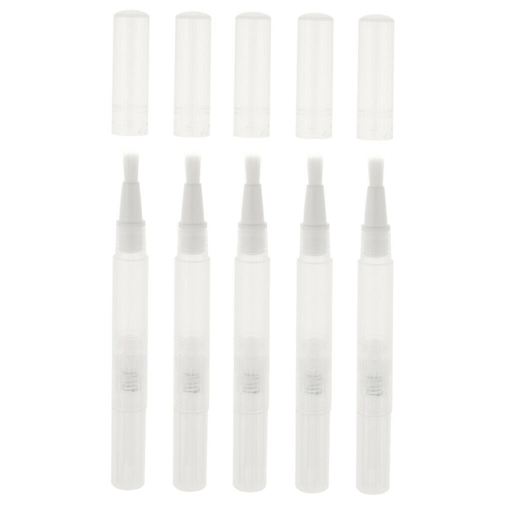 30 Pieces Empty Clear Makeup  Pen Refillable Cuticle Oil Tubes Set